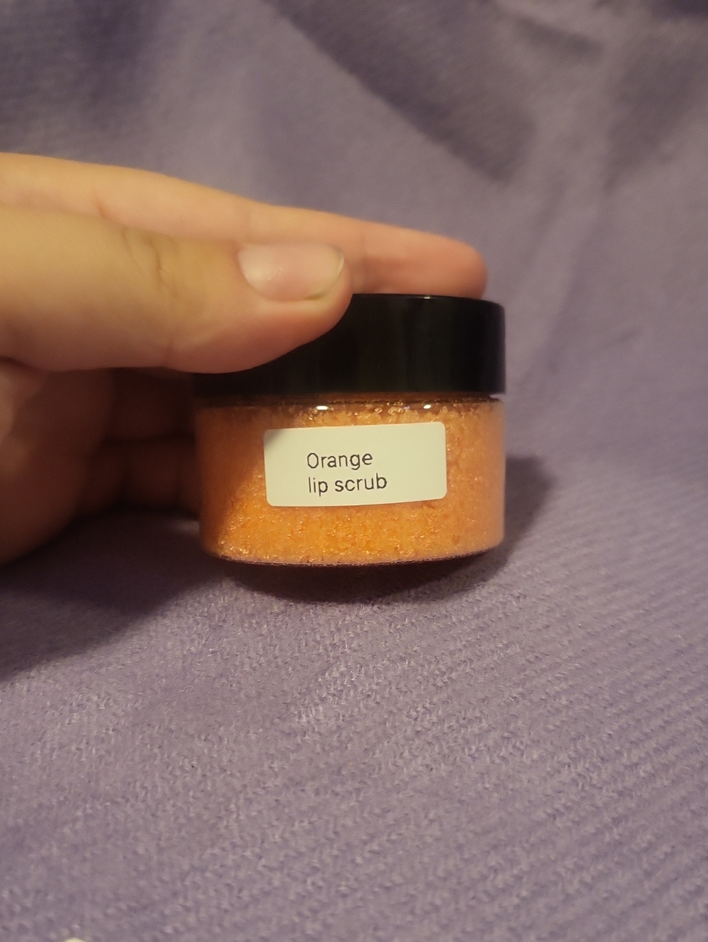 Orange Lip Scrub – Handmade Qt 1